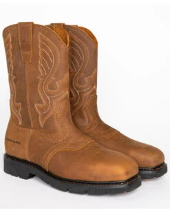 Cody James® Men's Broad Square Composite Toe Western Work Boots