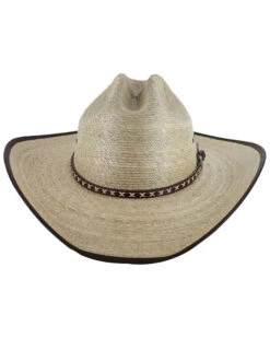 Cody James® Men's Brown Trimmed Straw Hat -Cody James Fashion Hub 099P15 19 D2