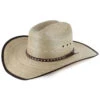 Cody James® Men's Brown Trimmed Straw Hat