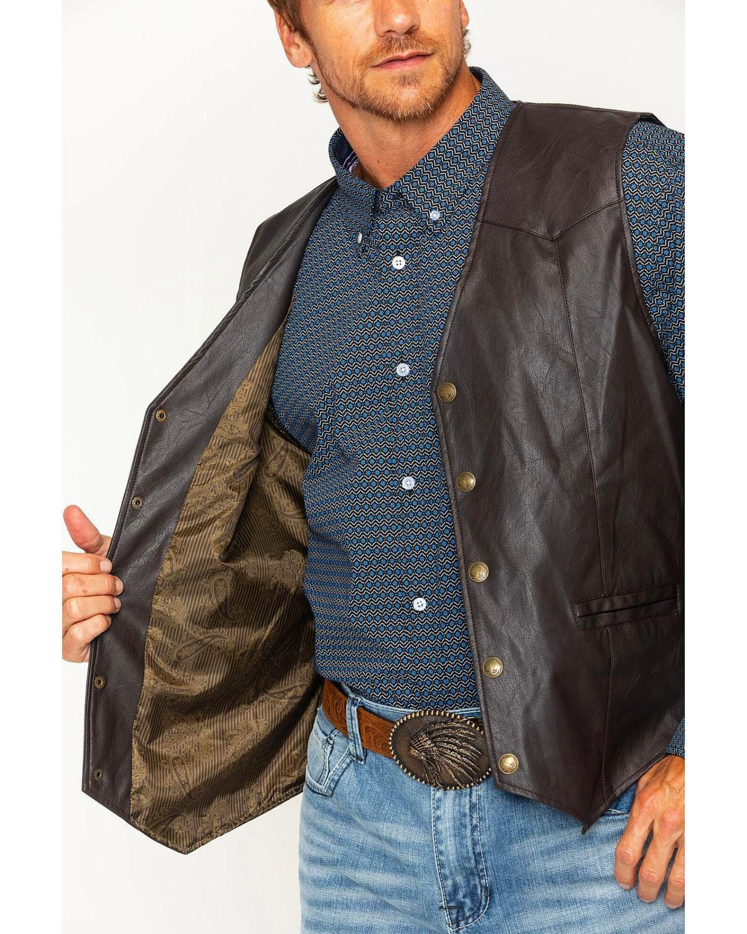 Cody James Men's Deadwood Vest 4 Cody James Men's Deadwood Vest - Image 4