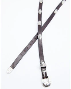 Cody James Men's Oval Silver Concho Hat Band