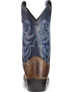 Cody James Boys' Two-Tone Embroidered Western Boots - Round Toe -Cody James Fashion Hub 2000221649 200 BK