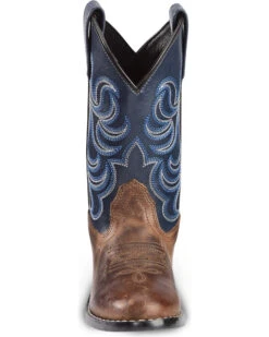 Cody James Boys' Two-Tone Embroidered Western Boots - Round Toe -Cody James Fashion Hub 2000221649 200 FT