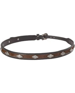 Cody James Diamond Studded Horsehair Hat Band
