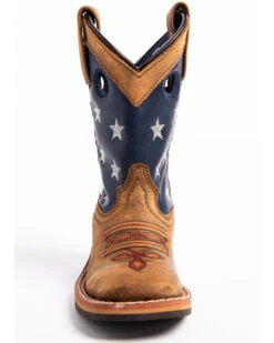 Cody James Boys' USA Flag Western Boots - Broad Square Toe -Cody James Fashion Hub 2000253465 200 P4