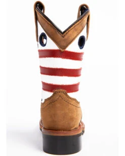 Cody James Boys' USA Flag Western Boots - Broad Square Toe -Cody James Fashion Hub 2000253465 200 P5
