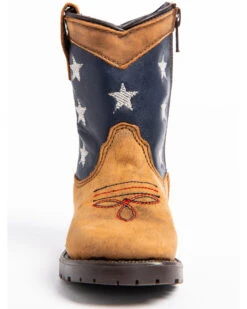Cody James Toddler Boys' USA Flag Western Boots - Broad Square Toe -Cody James Fashion Hub 2000253466 200 P4