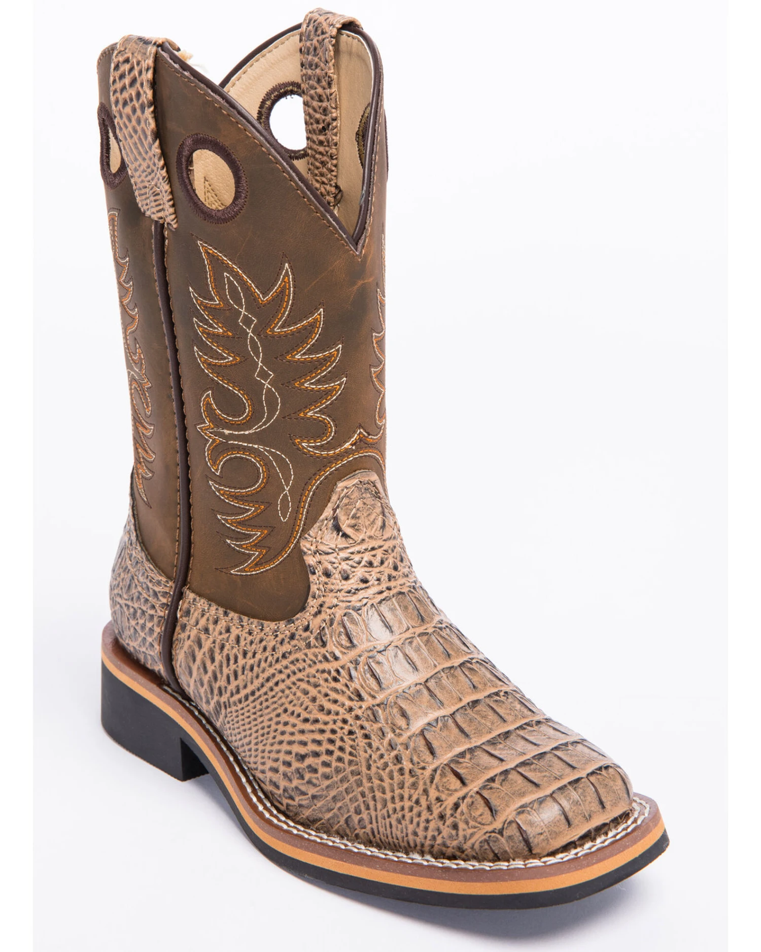 Cody James Little Boys' Gator Print Western Boots - Broad Square Toe 1 Cody James Little Boys' Gator Print Western Boots - Broad Square Toe