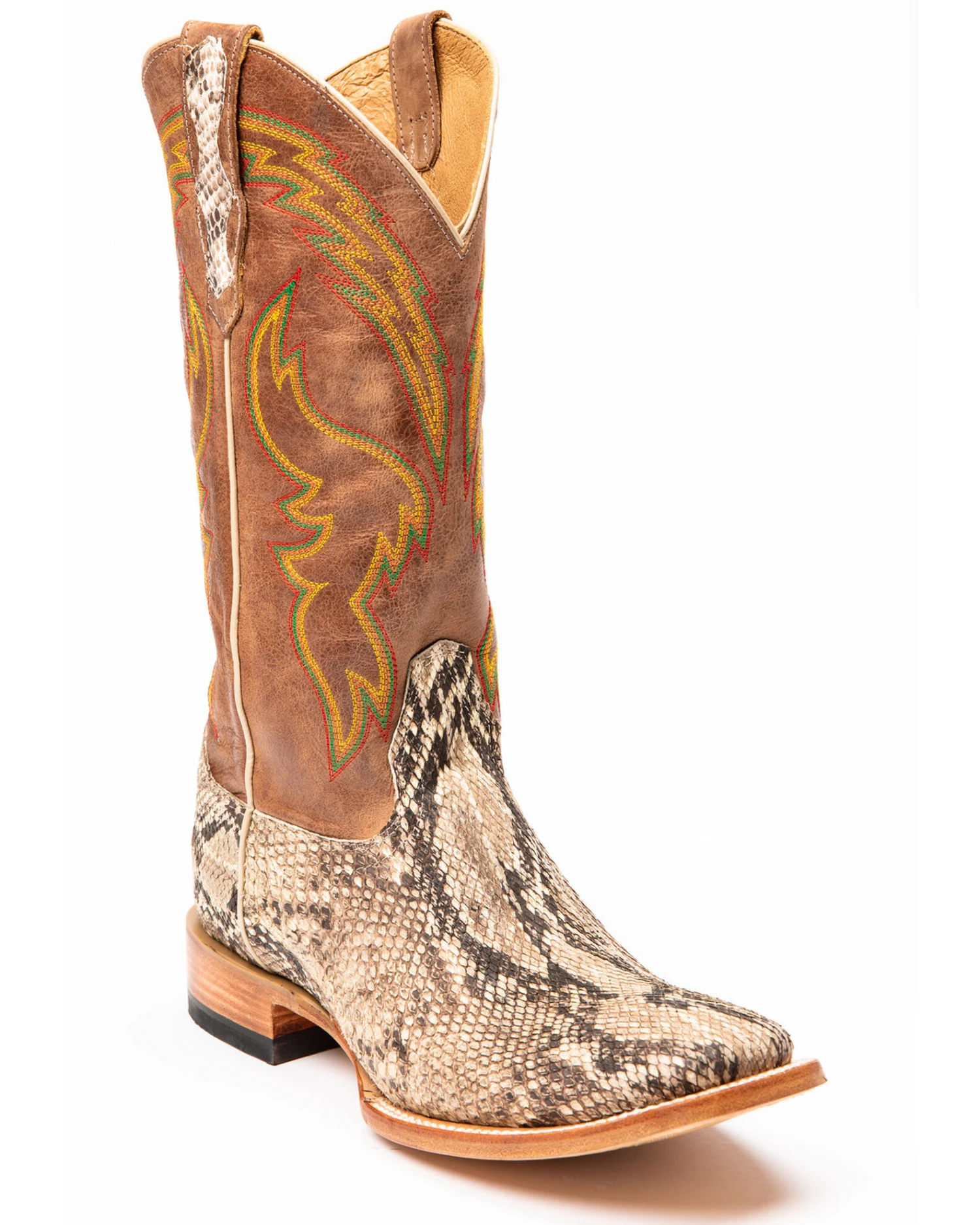 Cody James Men's Python Western Boots - Broad Square Toe 1 Cody James Men's Python Western Boots - Broad Square Toe