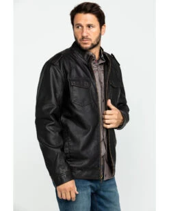 Cody James Men's Backwoods Distressed Faux Leather Moto Jacket 8 Cody James Men's Backwoods Distressed Faux Leather Moto Jacket -Cody James Fashion Hub 2000282518 200 P3