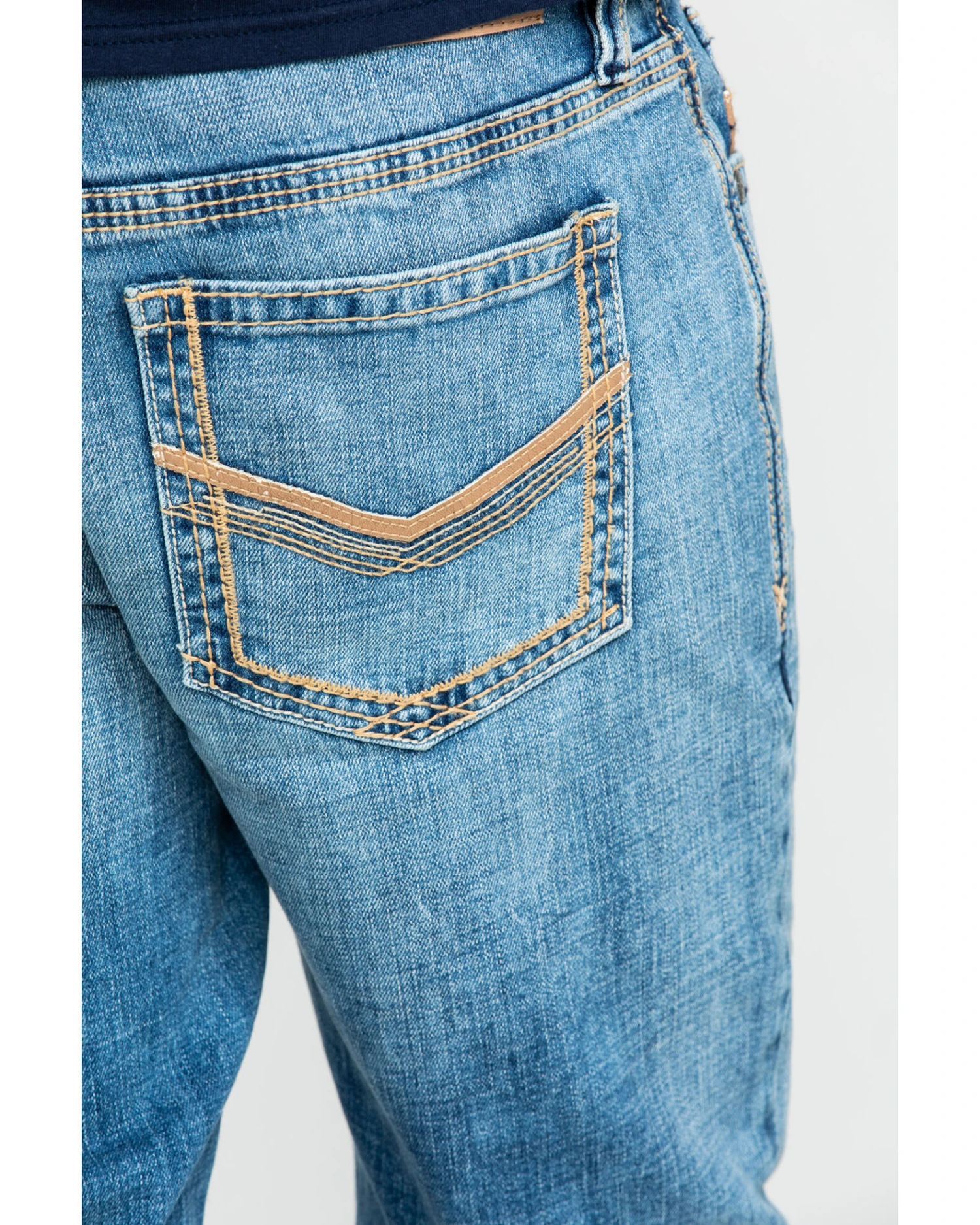 Cody James Core Men's Clover Leaf Light Wash Stretch Slim Straight Jeans 4 Cody James Core Men's Clover Leaf Light Wash Stretch Slim Straight Jeans - Image 4