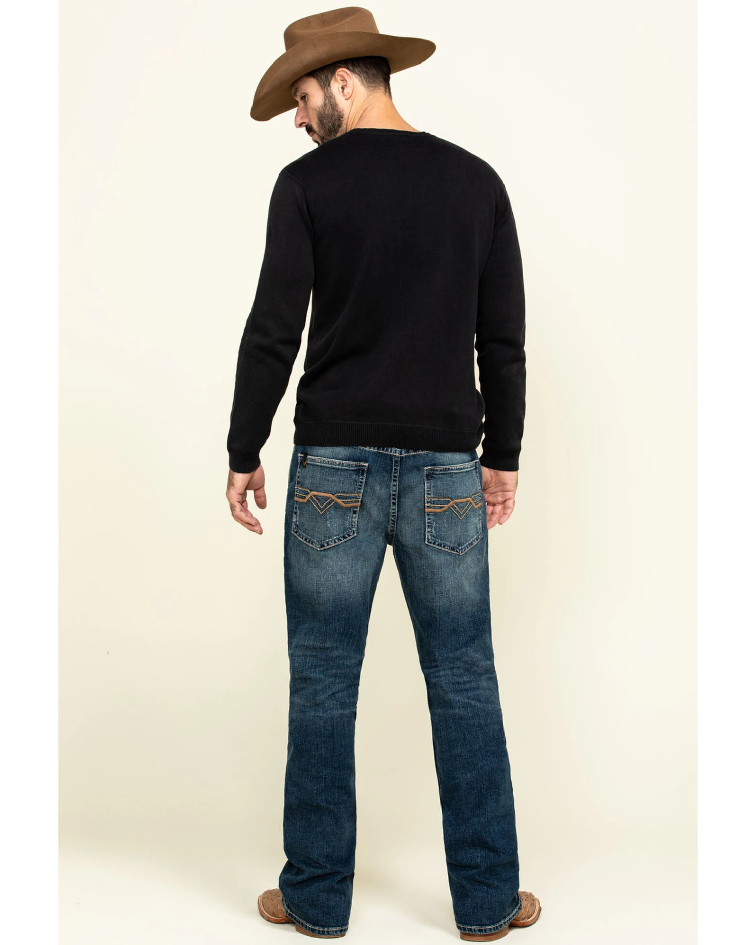Cody James Core Men's Sundance Medium Wash Stretch Slim Bootcut Jeans 5 Cody James Core Men's Sundance Medium Wash Stretch Slim Bootcut Jeans - Image 5
