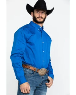 Cody James Core Solid Twill Long Sleeve Western Shirt  -Cody James Fashion Hub 2000291862 410 P3