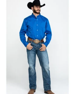 Cody James Core Solid Twill Long Sleeve Western Shirt  -Cody James Fashion Hub 2000291862 410 P6