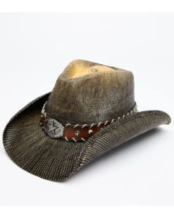 Cody James Men's Brown O John Bangor Straw Western Hat