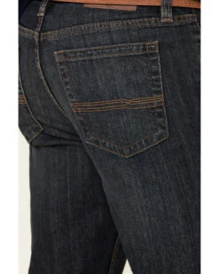 Cody James Men's Barn Sour Dark Wash Stretch Slim Straight Jeans  -Cody James Fashion Hub 2000325573 400 P4
