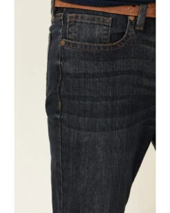Cody James Men's Barn Sour Dark Wash Stretch Slim Straight Jeans  -Cody James Fashion Hub 2000325573 400 P5