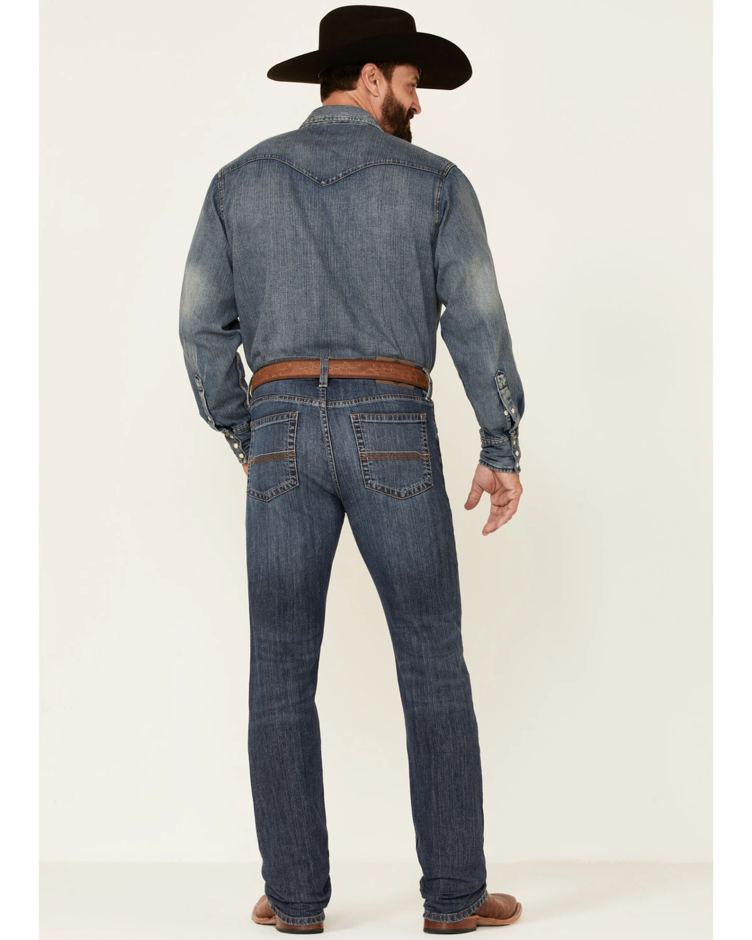 Cody James Men's Dark Wash Courtright Stretch Slim Straight Jeans 4 Cody James Men's Dark Wash Courtright Stretch Slim Straight Jeans - Image 4