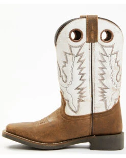 Cody James Boys' Pull On Leather Western Boots - Broad Square Toe  -Cody James Fashion Hub 2000346554 200 P3