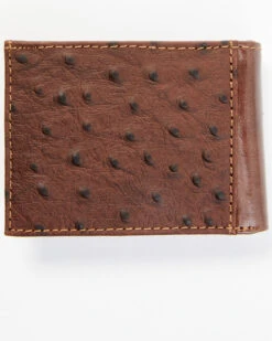 Cody James Men's Bifold Ostrich Print Embossed Bi-Fold Wallet -Cody James Fashion Hub 2000346690 200 P3