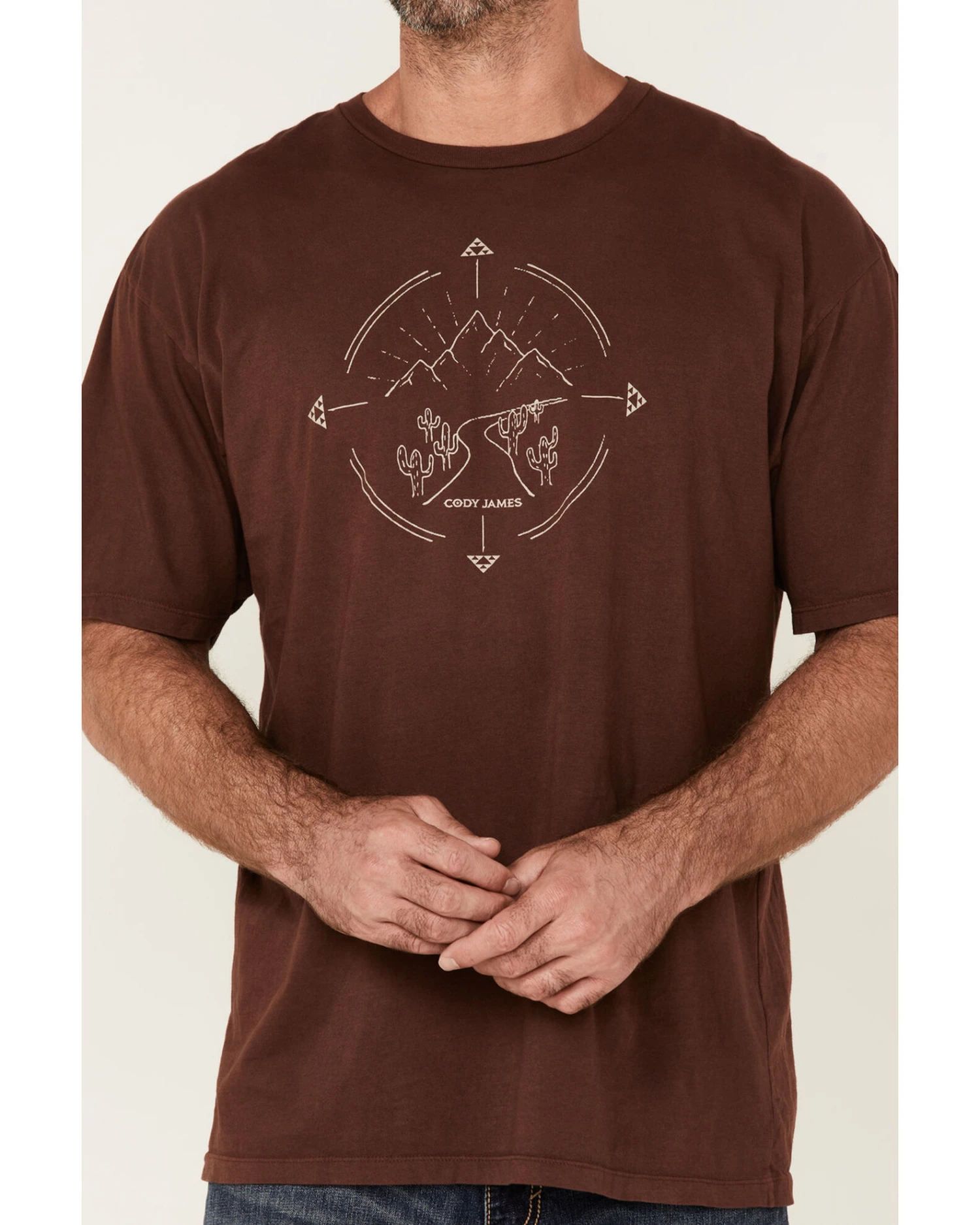 Cody James Men's Desert Compass Graphic Short Sleeve T-Shirt 3 Cody James Men's Desert Compass Graphic Short Sleeve T-Shirt - Image 3