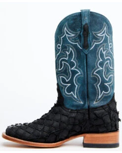 Cody James Men's Pirarucu Soul Western Exotic Boot - Broad Square Toe  -Cody James Fashion Hub 2000351581 400 P3