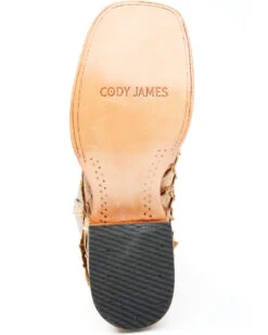 Cody James Men's Exotic Pirarucu Western Boots - Broad Square Toe  -Cody James Fashion Hub 2000351584 280 P7
