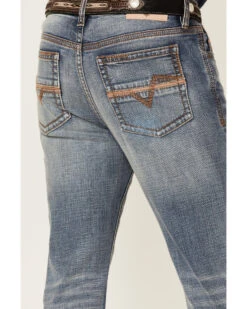 Cody James Core Men's Bear Down Light Wash Stretch Slim Bootcut Jeans  -Cody James Fashion Hub 2000351786 400 P4