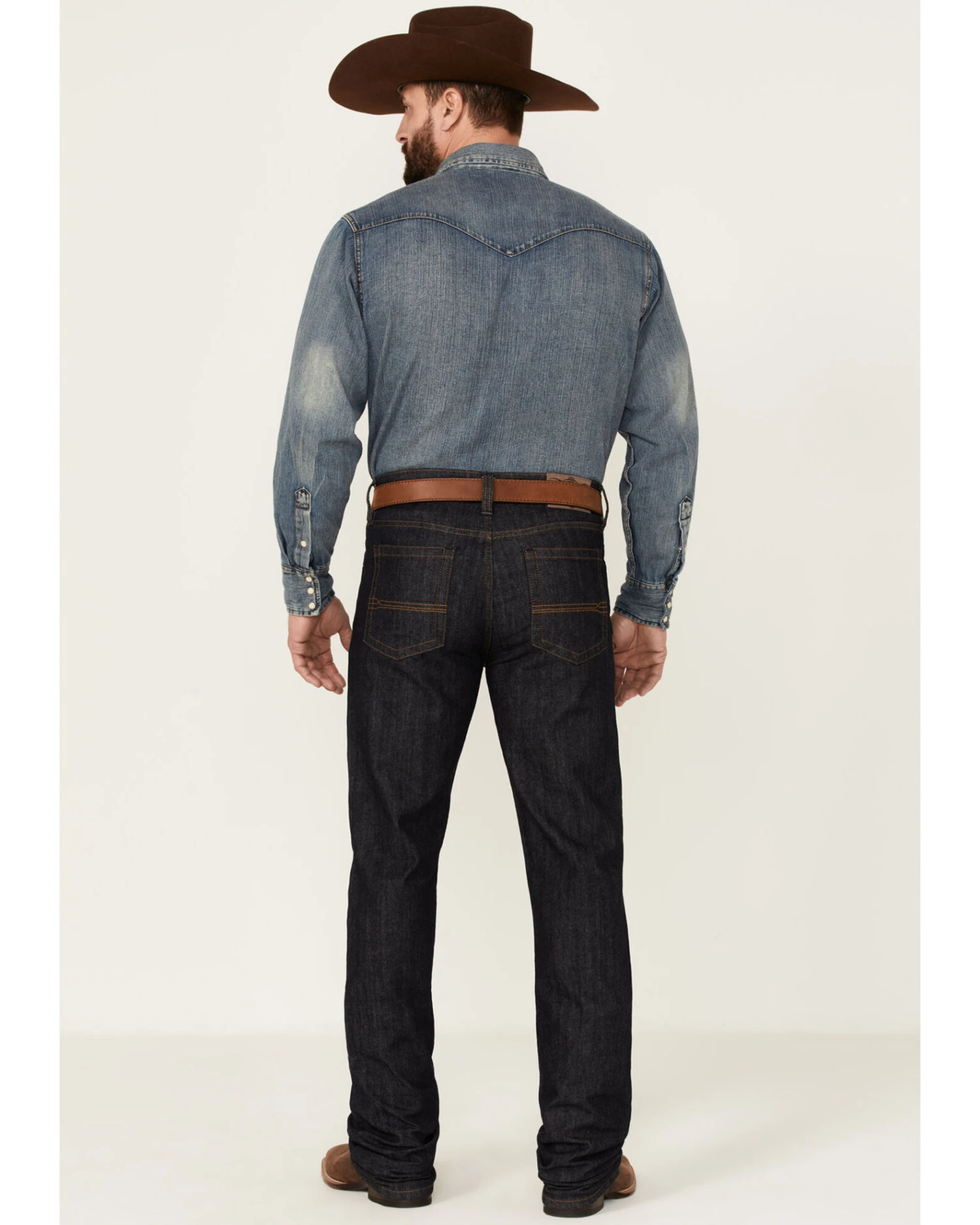 Cody James Men's Heeler Dark Wash Stretch Stackable Straight Leg Jeans 3 Cody James Men's Heeler Dark Wash Stretch Stackable Straight Leg Jeans - Image 3