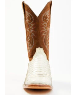 Cody James Men's Bone Python Exotic Western Boot - Broad Square Toe -Cody James Fashion Hub 2000356761 200 P4