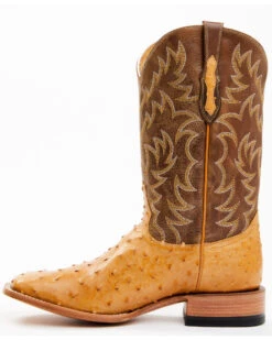 Cody James Men's Full-Quill Ostrich Exotic Western Boots - Broad Square Toe  -Cody James Fashion Hub 2000359773 200 P3