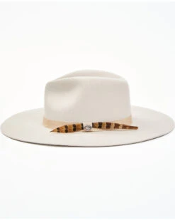 Cody James Men's 3X Silver Belly 9 Line Band Pinch Wool Felt Western Hat 5 Cody James Men's 3X Silver Belly 9 Line Band Pinch Wool Felt Western Hat -Cody James Fashion Hub 2000360409 115 P3
