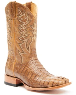 Cody James Men's Exotic Caiman Tail Western Boots - Broad Square Toe 