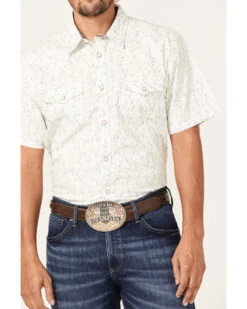 Cody James Men's Liberty Hill Floral Print Short Sleeve Snap Western Shirt  -Cody James Fashion Hub 2000364856 110 P3