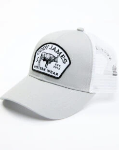 Cody James Men's Cow Logo Patch Mesh-Back Ball Cap 