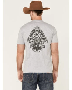 Cody James Men's Dead Mans Ace Graphic Short Sleeve T-Shirt  -Cody James Fashion Hub 2000365253 020 P4