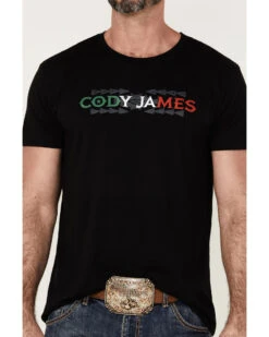 Cody James Men's Mexico Logo Graphic Short Sleeve T-Shirt  -Cody James Fashion Hub 2000370470 001 P3