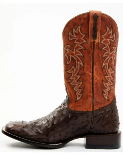 Cody James Men's Sienna Genuine Ostrich Exotic Western Boots - Broad Square Toe  -Cody James Fashion Hub 2000371861 200 P3