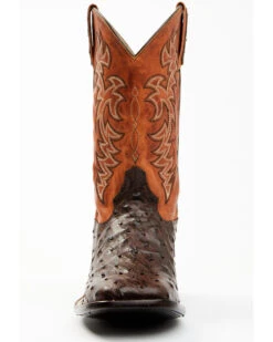 Cody James Men's Sienna Genuine Ostrich Exotic Western Boots - Broad Square Toe  -Cody James Fashion Hub 2000371861 200 P4
