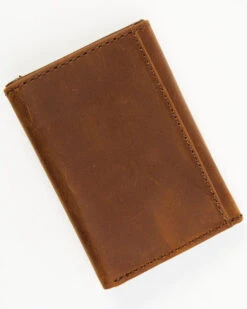 Cody James Men's Turquoise Underlay & Brown Tooled Trifold Wallet -Cody James Fashion Hub 2000372920 200 P3