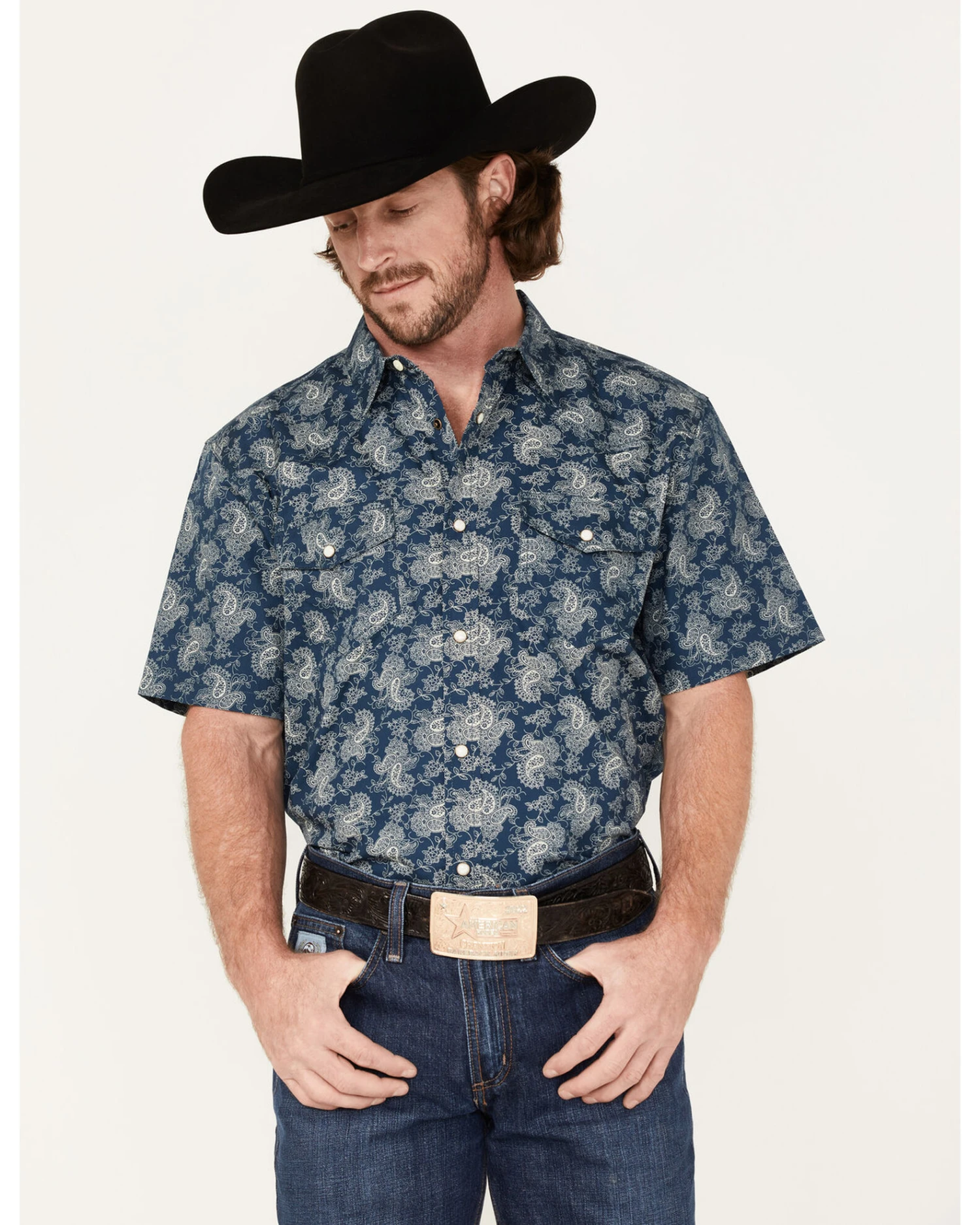 Cody James Men's Showcase Paisley Print Pearl Snap Western Shirt 1 Cody James Men's Showcase Paisley Print Pearl Snap Western Shirt