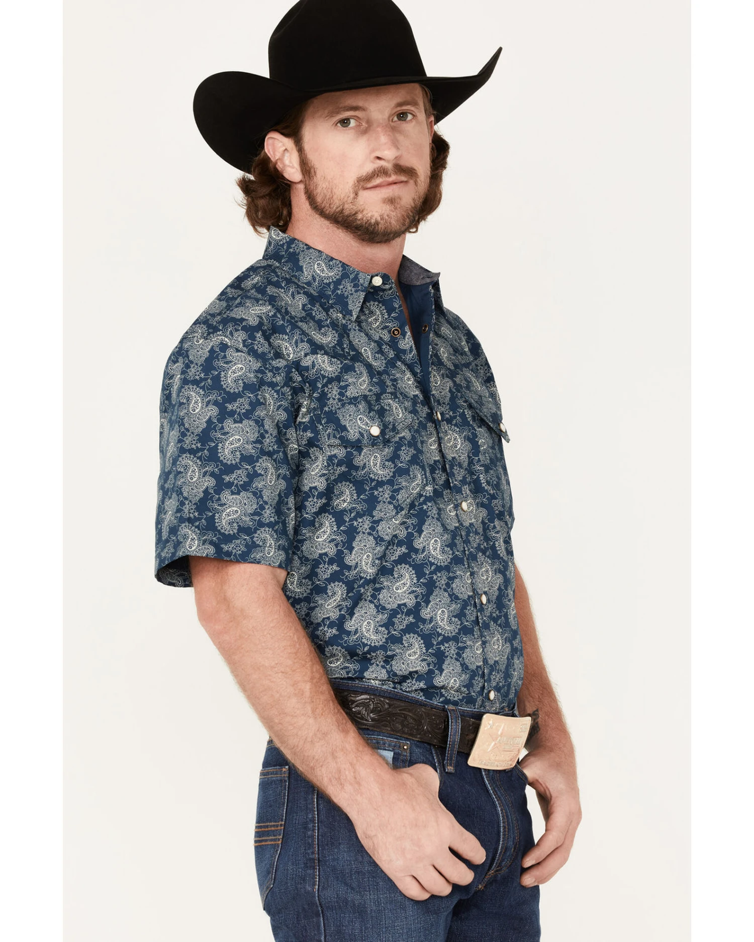 Cody James Men's Showcase Paisley Print Pearl Snap Western Shirt 2 Cody James Men's Showcase Paisley Print Pearl Snap Western Shirt - Image 2