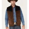Cody James Men's Waren Corduroy Puffer Vest