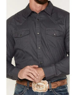 Cody James Southside Satin Stripe Snap Western Shirt  -Cody James Fashion Hub 2000374098 021 P3