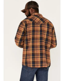 Cody James Men's Wood Chuck Large Plaid Print Long Sleeve Snap Western Flannel Shirt - Big & Tall  -Cody James Fashion Hub 2000374131 200 P4