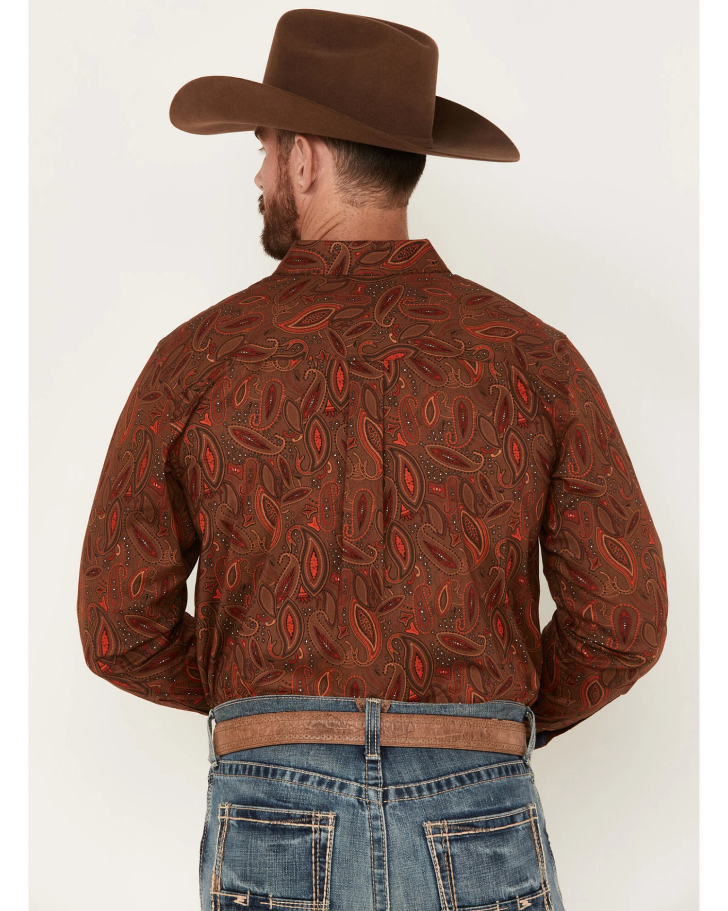 Cody James Men's Tortuga Paisley Print Button Down Western Shirt 4 Cody James Men's Tortuga Paisley Print Button Down Western Shirt - Image 4