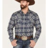 Cody James Men's Appalacian Southwestern Print Snap Western Shirt 