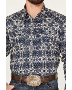 Cody James Men's Appalacian Southwestern Print Snap Western Shirt  -Cody James Fashion Hub 2000374164 500 P3