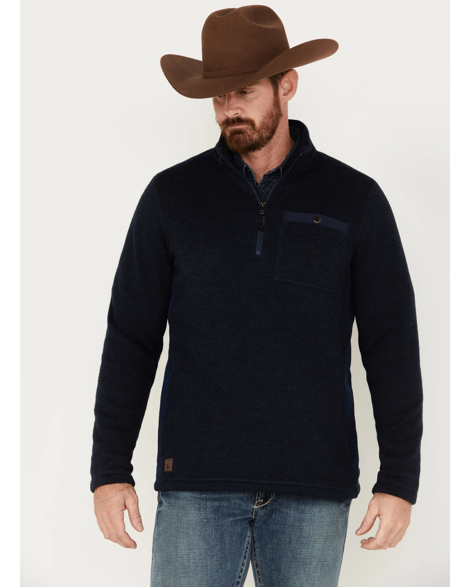 Cody James Men's Fighter 1/4 Zip Jacket 1 Cody James Men's Fighter 1/4 Zip Jacket