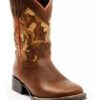 Cody James Boys' Camo Western Boot - Square Toe